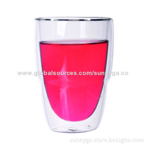 High-quality Double Wall Glass with 300mL Capacity